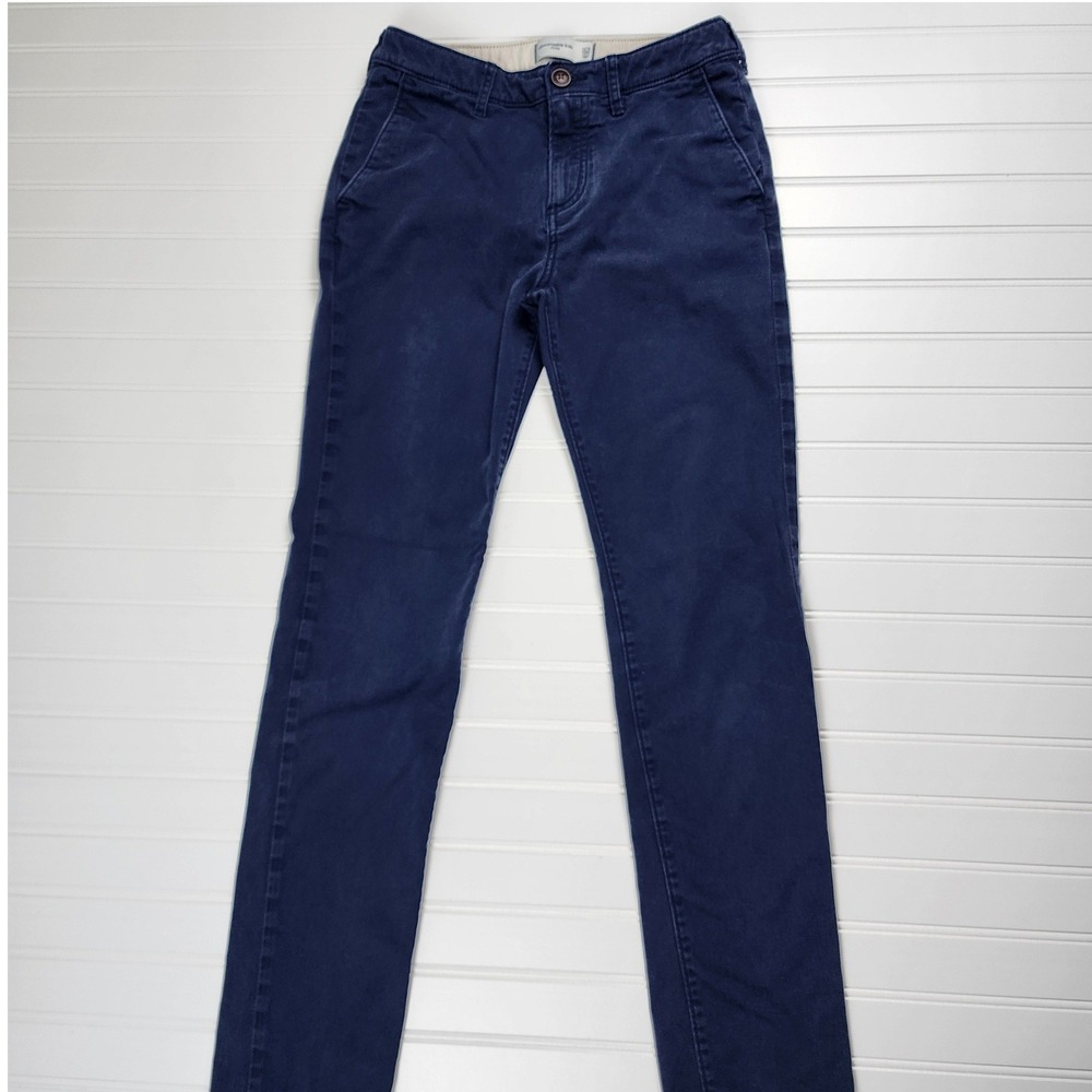 Abercrombie Kids Chino Pants‎ Navy Blue Size 13/14 Long, Casual Uniform School